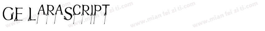GE LaraScript字体转换